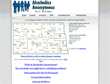 Tablet Screenshot of aanorthdakota.org